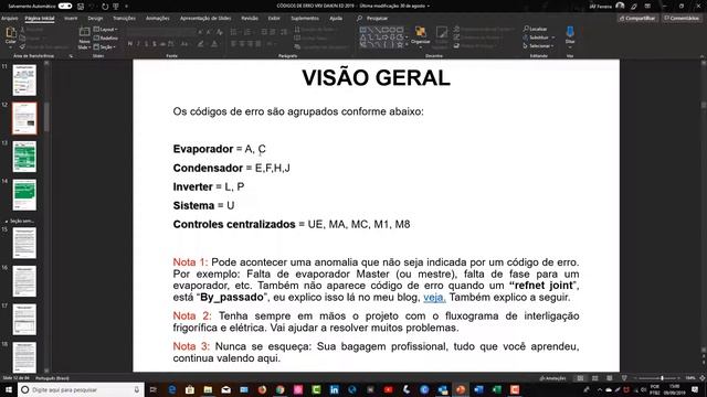 Série Diagnósticos & Falhas do sistema VRV смотреть онлайн