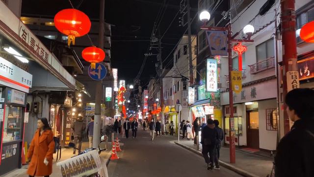 Yokohama Chinatown | Chinese New Year | Yokohama Chinatown night walking tour 4K 2024 | Yokohama смотреть онлайн