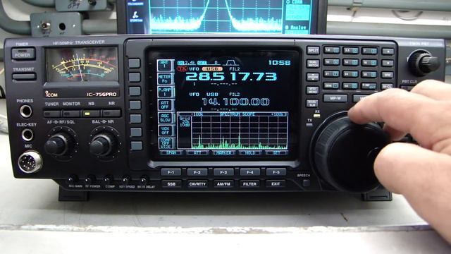ICOM IC-756PRO HF TRANSCEIVER TEST - ALPHA TELECOM смотреть онлайн