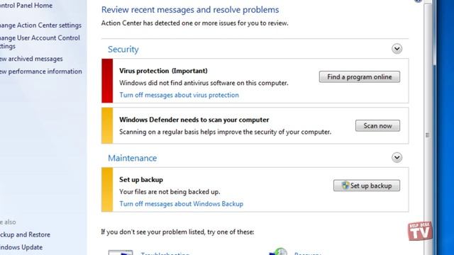 Monitor Your Windows 7 Security смотреть онлайн