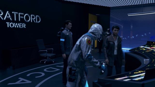 Detroit: Become Human - Connor-police android & Hank investigating The Stratford Tower gameplay#9 смотреть онлайн
