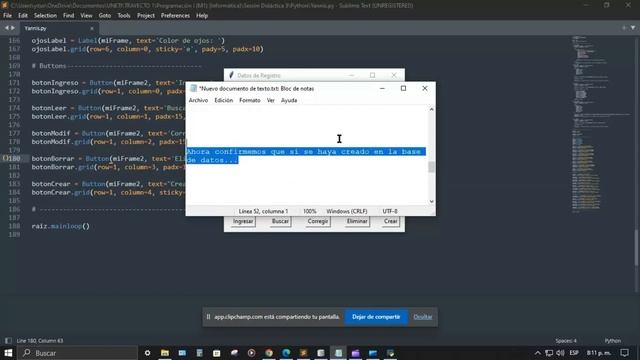 Programa | Registro de Descripciones | Sublime Text - Python | смотреть онлайн
