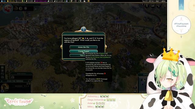 Fauna's Three Levels of Evil Giggles in Civilization 5 смотреть онлайн