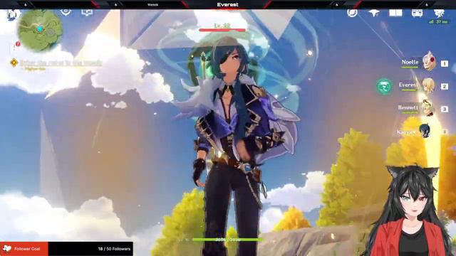 [Genshin] Local Wolf girl plays games Twitch VOD [18/09/2023] смотреть онлайн