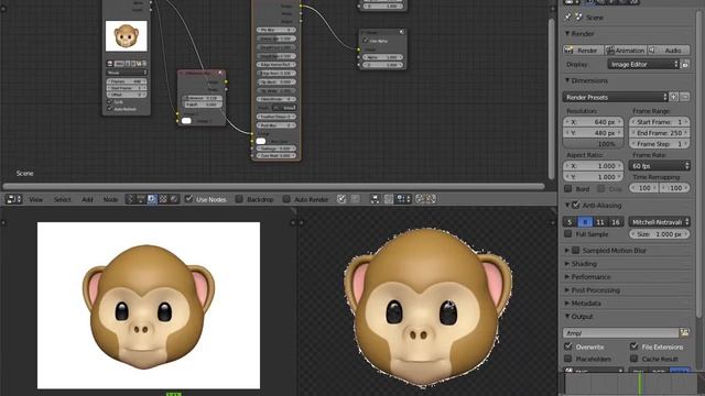 LIVENODING 802 / Compositing iPhone X Animoji in Blender смотреть онлайн