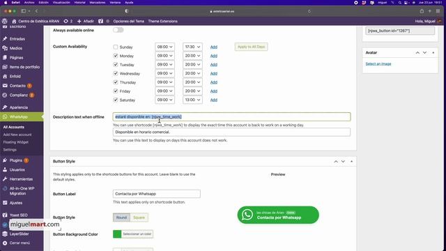 ✅ Cómo insertar BOTÓN de WHATSAPP en WORDPRESS ? Chat WHATSAPP en WordPress 2022 смотреть онлайн