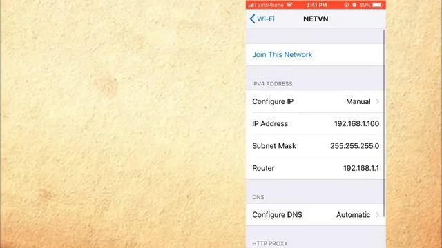 iPhone : Setting a static IP address for wireless network | NETVN смотреть онлайн