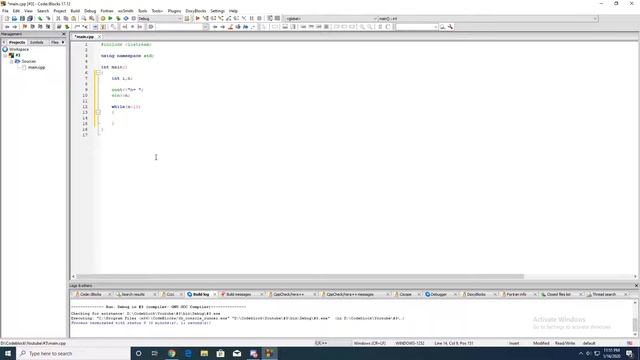 Codeblocks C++ Tutorial #4 - While Statement смотреть онлайн