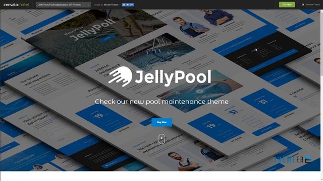JellyPool - Pool Maintenance and Cleaning WordPress Theme Rupe смотреть онлайн