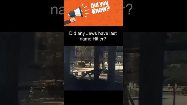 Did any Jews have the surname Hitler? смотреть онлайн