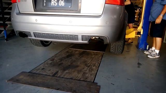 Audi C5 RS6 with no exhaust смотреть онлайн