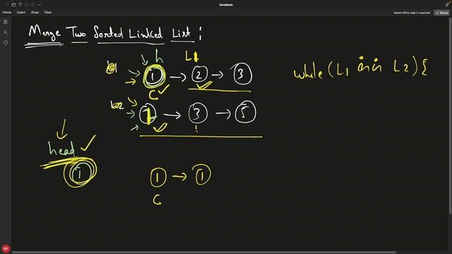 Merge Two Sorted Linked List смотреть онлайн