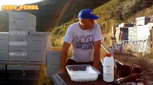 Обработка пчёл глицерин щавелька от клеща ( Glycerin treatment of sorrel from ticks )