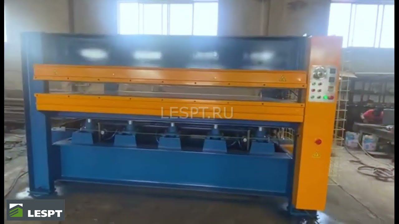 Горячий пресс для облицовки 3000х2100 мм