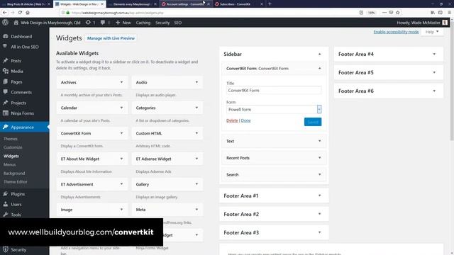 How to use the Convertkit Plugin in WordPress (Tutorial - few clicks, dead easy!) смотреть онлайн