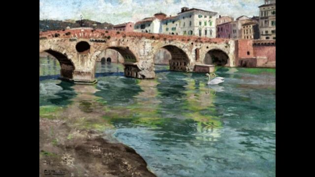 il ponte Pietra di Verona Frits Thaulow 4K смотреть онлайн