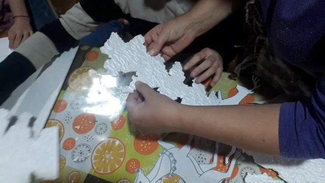 VLOG 189 НОВОГОДНИЙ ДЕКОР ( ИЗ ПОТОЛОЧНЫХ ПЛИТ) ЧАСТЬ 1 смотреть онлайн