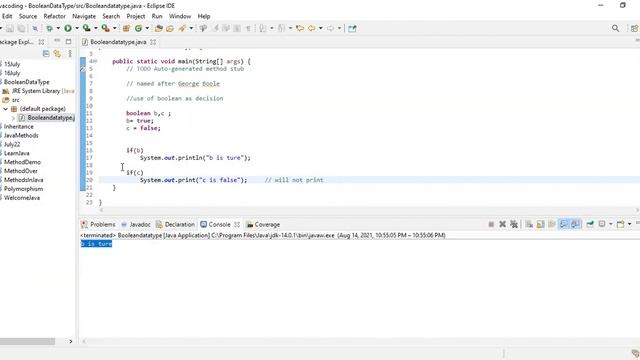 Boolean Operator Class in Java Programming (OOP Lecture Two) смотреть онлайн