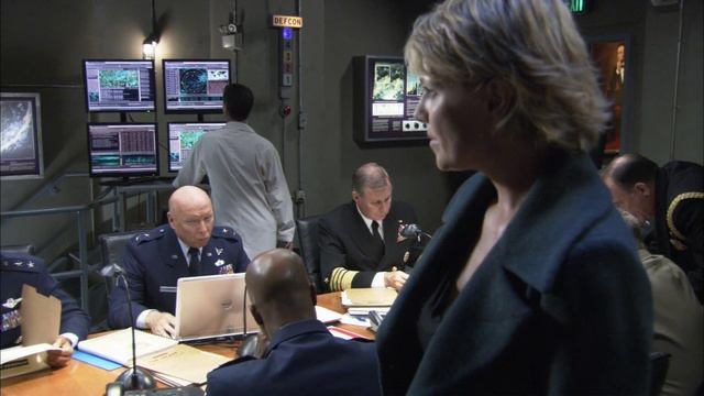 Stargate SG-1 - Season 10 - The Road Not Taken - Hammond Defends Sam