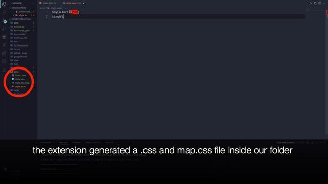How to use SCSS in VS Code смотреть онлайн