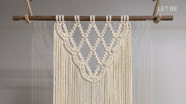 DIY | macrame layered wall hanging | 마크라메 레이어드 월 행잉 смотреть онлайн