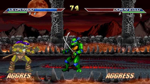 Mortal Kombat (Mugen) New Era Ultimate 2023 Leonardo VS Donatello смотреть онлайн