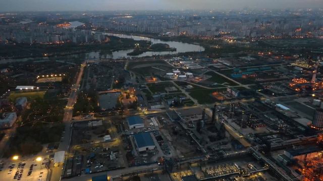 Капотня, нефтеперерабатывающий завод. смотреть онлайн