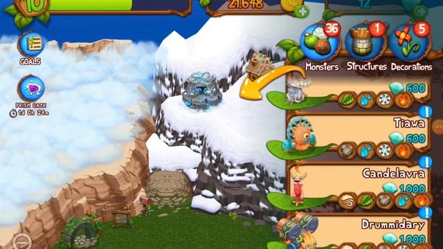 Как вывести разных монстров в игре My Singing Monsters Dawn Of Fire смотреть онлайн