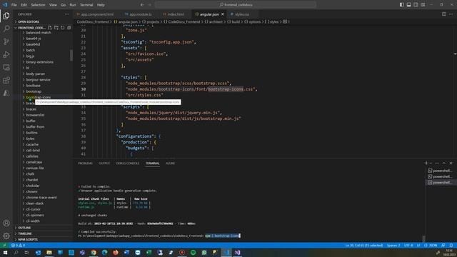 Remove Bootstrap. npm uninstall bootstrap bootstrap-icons in Angular смотреть онлайн