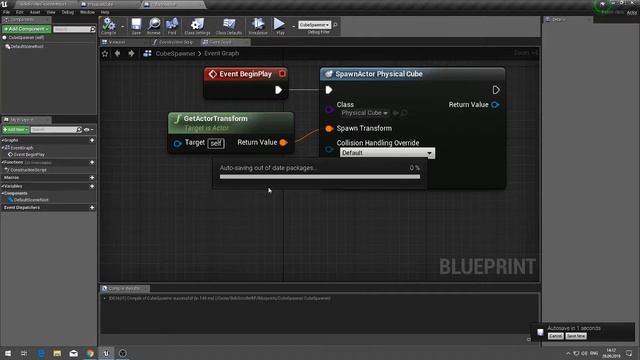 Лекция 1.6: Spawn Actor смотреть онлайн