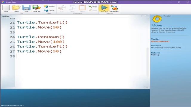 How to Draw a House in Small Basic [Turtle Graphics] | Pen Up & Pen Down смотреть онлайн
