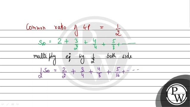 Find the sum to infinity of the following series 2+3/2+1+5/8+…… смотреть онлайн