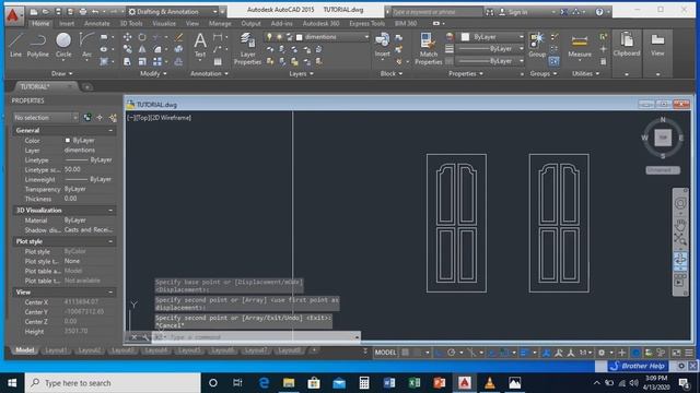 How to make door in AutoCAD ( the easy way ) смотреть онлайн