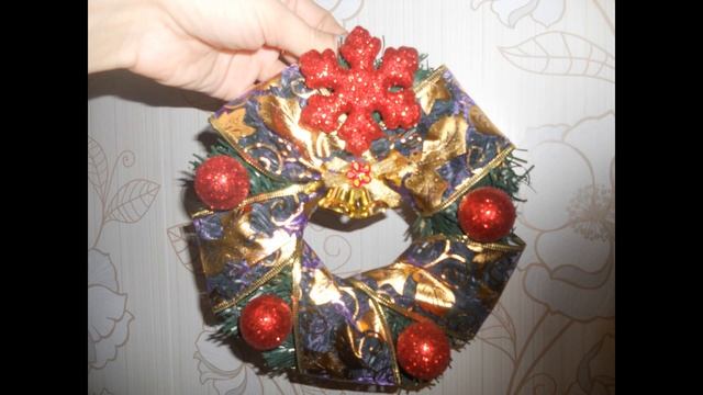Новогодние венки своими руками. смотреть онлайн