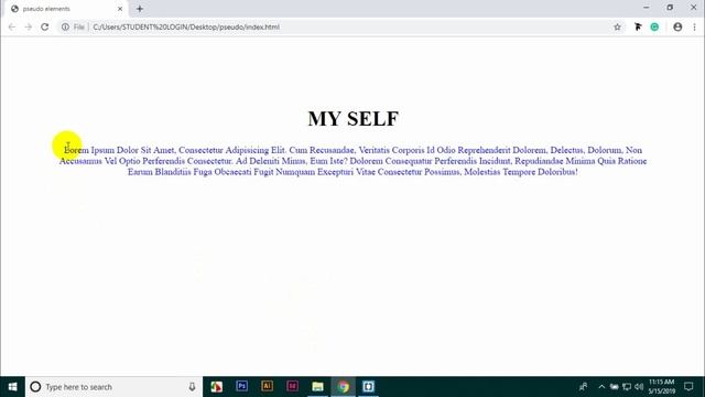How to Edit first letter and line using pseudo element - Web Design Bangla Tutorial - UY Lab смотреть онлайн
