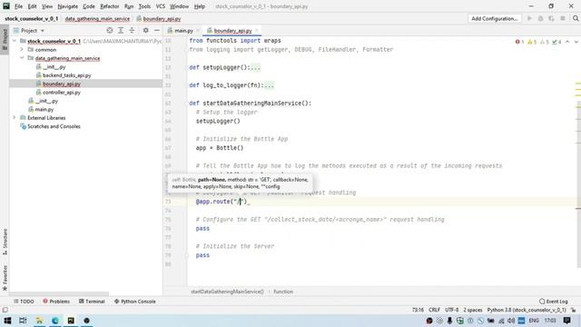 Stock Counselor v0.1 - Overall Contents, Boundary API смотреть онлайн