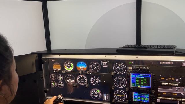 Morey Inst Ground School - Redbird Flight Sim - Compass Error, Partial Panel, RNAV 10 Approach смотреть онлайн