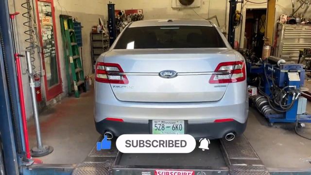 2018 Ford Taurus 3.5L V6 DUAL EXHAUST w/ FLOWMASTER OUTLAW! смотреть онлайн