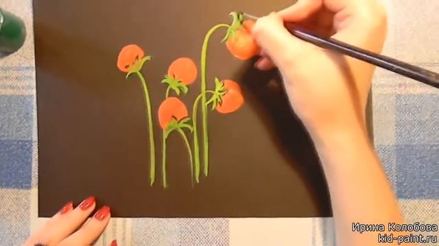 Как научиться рисовать фрукты (Уроки рисования - ЗЕМЛЯНИКА) смотреть онлайн