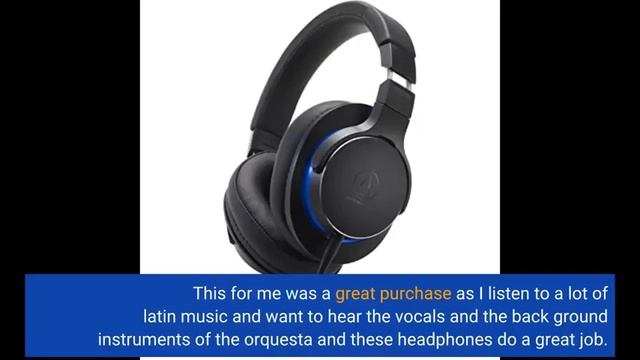 Audio Technica ATH MSR7bBK Over Ear High Resolution Headphones Black смотреть онлайн