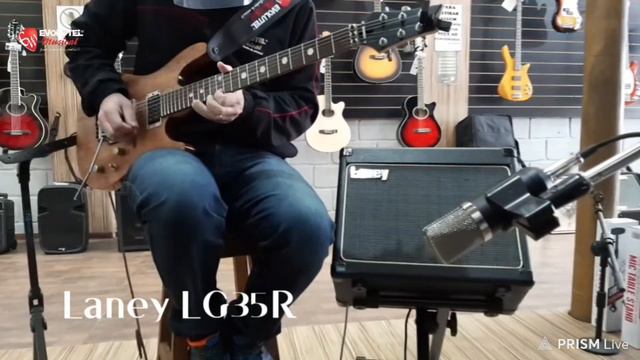 Punk Rock - Guitarra Cort tipo PRS (pickup Seymour Duncan Invader) Amp Laney LG35 смотреть онлайн