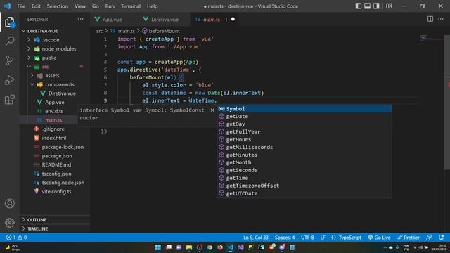 Criando diretiva personalizada no Vue | Vue 3 e Typescript смотреть онлайн