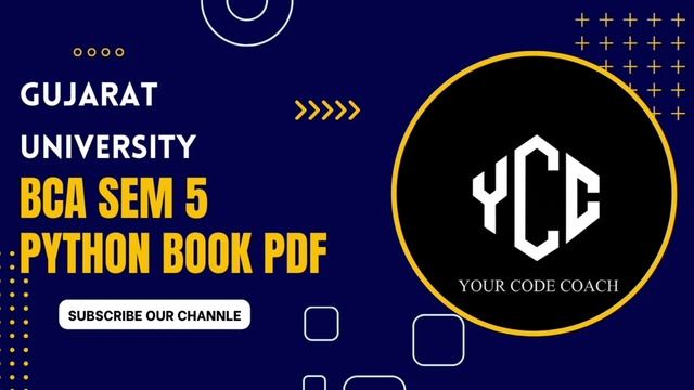 Gujarat university bca sem 5 python book || your code coach смотреть онлайн