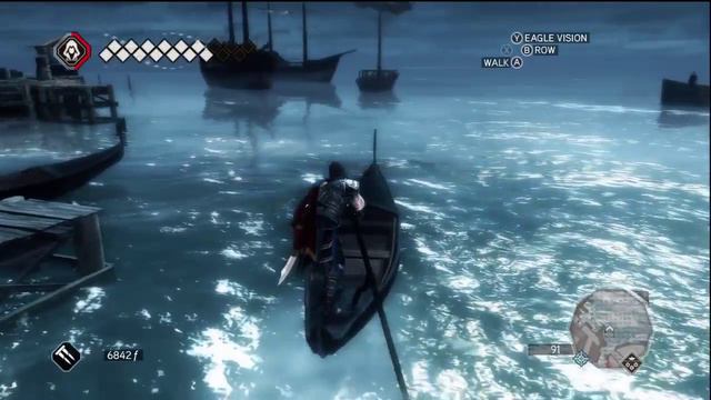 Assassin's Creed II - Rowing a boat in Venice смотреть онлайн