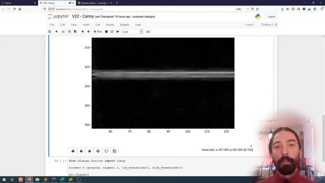 Image processing (22) | Image Filtering | Edge detection with the Canny algorithm смотреть онлайн
