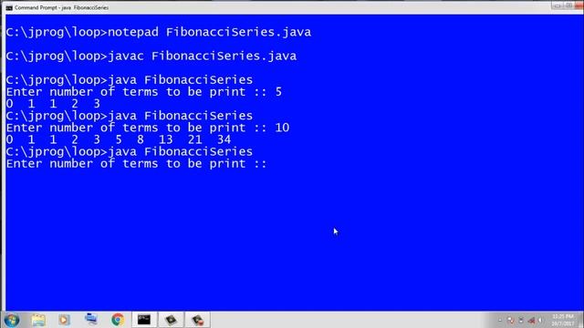 How to print Fibonacci Series in Java | Knowledge Light смотреть онлайн