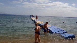 Пляж в отеле Queen Sharm Resort  - Квин Шарм обзор пляжа в Египте