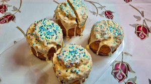 КУЛИЧИ БЕЗ ДРОЖЖЕЙ!!! ЗАМЕШИВАЕТСЯ ЗА МИНУТУ!!! ВЛАЖНЫЙ И ОЧЕНЬ ВКУСНЫЙ КУЛИЧ!