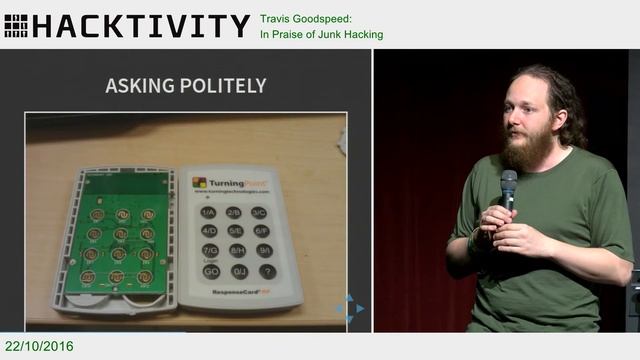 Travis Goodspeed – A Keynote in Praise of Junk Hacking смотреть онлайн
