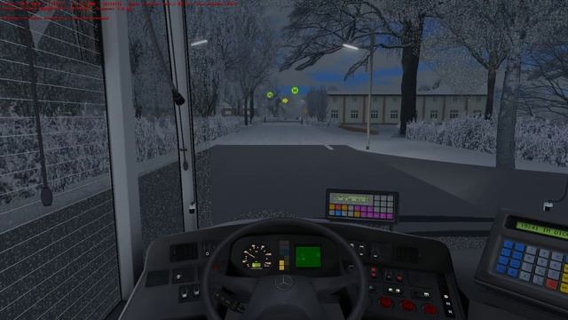 OMSI 2. Map Ahlheim, Routes 153/179, Mercedes-Benz O530G. Part 1 смотреть онлайн